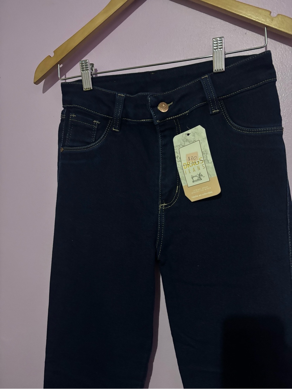 Colombian jean with effect push up